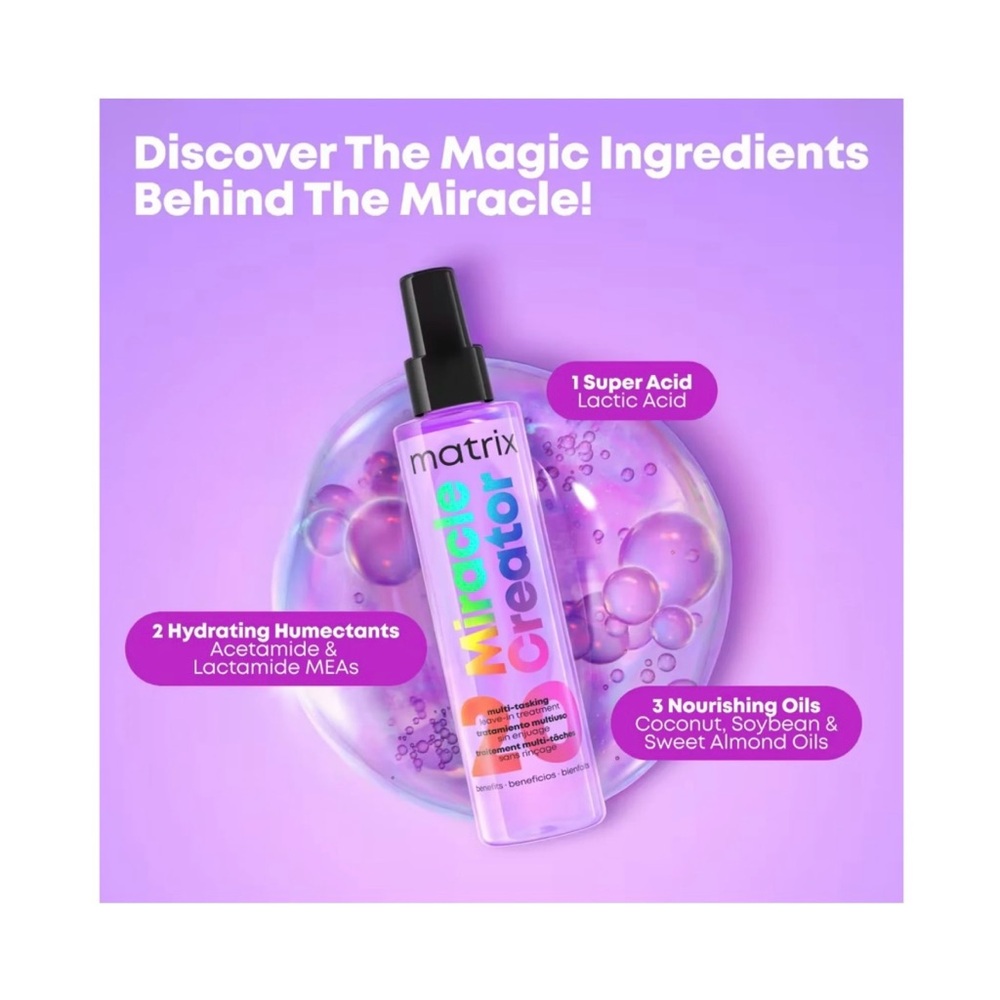 Miracle Creator Multi-Benefit Leave-In Conditioner Spray - Picture 2 of 2